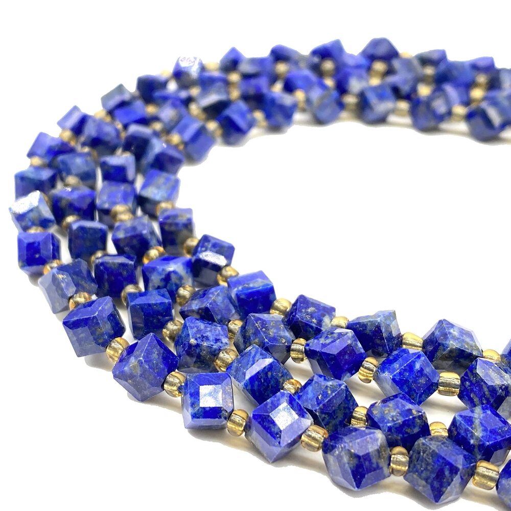 8055 ABCGEMS Afghanistan Lapis Lazuli Beads A Revolutionary Cutting